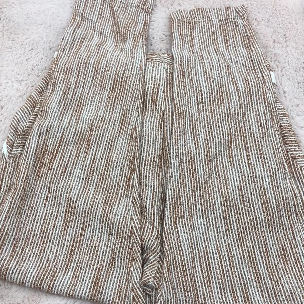 Free People light at sunrise cotton cropped drawstring pants